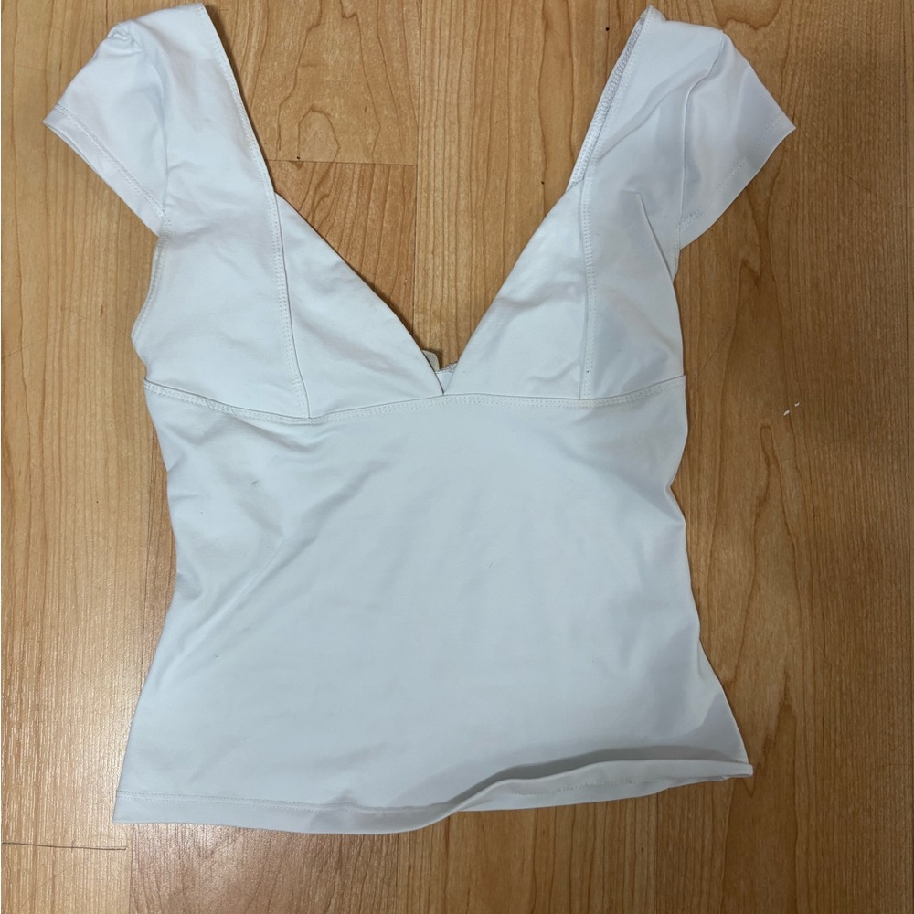 Free People Corset White Top Size M
